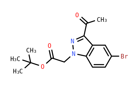 20422 - 1H-Indazole-1-acetic acid, 3-acetyl-5-bromo-, 1,1-dimethylethyl ester | CAS 2086183-72-2