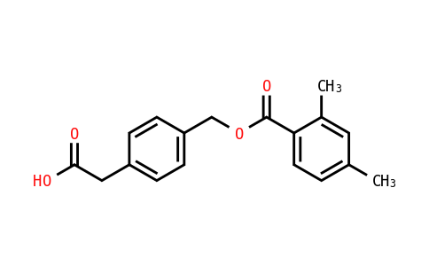 183215 - 2-(4-(((2,4-dimethylbenzoyl)oxy)methyl)phenyl)acetic acid | CAS 2097334-16-0