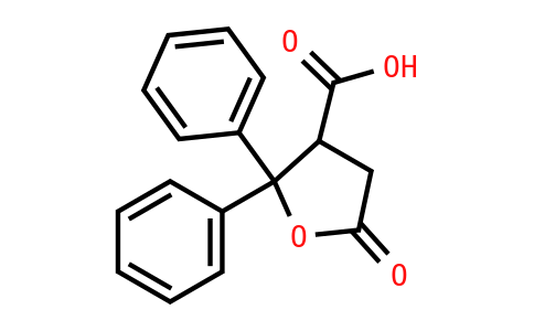 204123 - 2-oxo-5,5-diphenyltetrahydro-4-furancarboxylic acid | CAS 79371-39-4