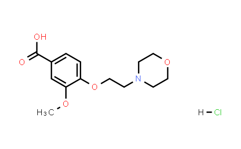 2062018 - 3-methoxy-4-(2-morpholinoethoxy)benzoic acid hydrochloride | CAS 1312941-07-3