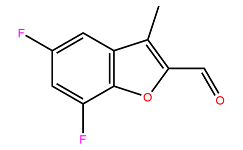 25129 - 5,7-Difluoro-3-methylbenzofuran-2-carbaldehyde | CAS 1784086-71-0