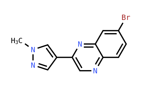 2062028 - 7-bromo-2-(1-methyl-1H-pyrazol-4-yl)-quinoxaline | CAS 1083325-87-4