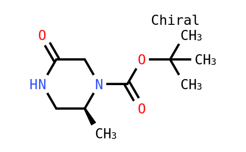 G20374 - 1-Piperazinecarboxylic acid, 2-methyl-5-oxo-, 1,1-dimethylethyl ester, (2S)- | CAS 1627749-02-3
