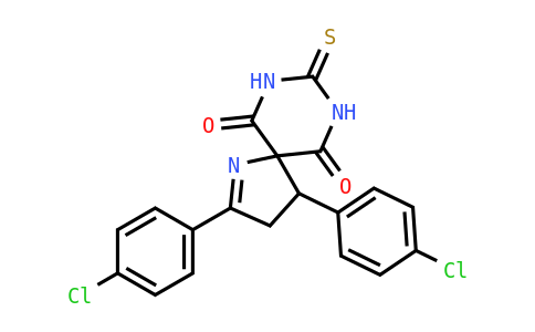 G20373 - 1,7,9-Triazaspiro[4.5]dec-1-ene-6,10-dione, 2,4-bis(4-chlorophenyl)-8-thioxo- | CAS 2377858-38-1