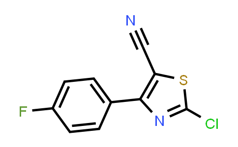 2091202 - 2-chloro-4-(4-fluorophenyl)thiazole-5-carbonitrile | CAS 1628265-17-7