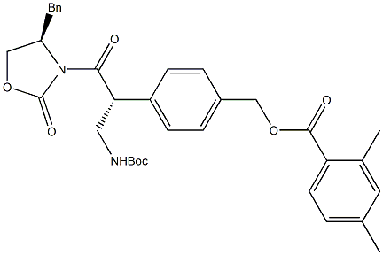 183217 - (2R,14R)-4-((R)-1-((R)-4-benzyl-2-oxooxazolidin-3-yl)-3-(tert-butoxycarbonyl)-1-oxopropan-2-yl)benzyl 2,4-dimethylbenzoate | CAS 2097334-19-3