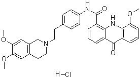 19121 - Elacridar HCl | CAS 143851-98-3