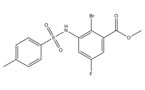 4281905 - methyl 2-bromo-5-fluoro-3-(4-methylphenylsulfonamido)benzoate | CAS 2086689-91-8