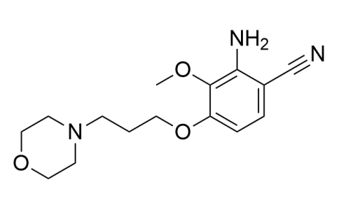 184163 - 2-amino-3-methoxy-4-(3-morpholin-4-ylpropoxy)benzonitrile | CAS 1032570-98-1